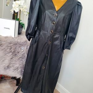 Zara Leather Dress Medium size